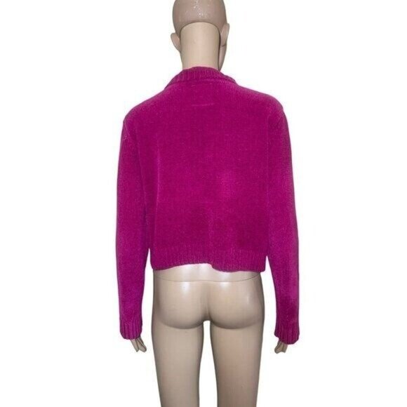 UNIF Cardigan Sweater Crop Top Button Up Long Sleeve Women's Sz S. #36 - Picture 10 of 12